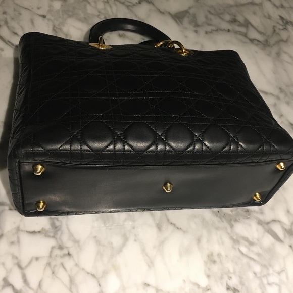 CHRISTIAN DIOR Lady Dior bag vintage - Picture 5 of 8